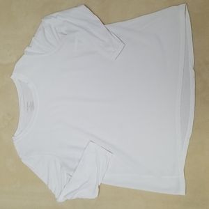 Lane Bryant white long sleeve top